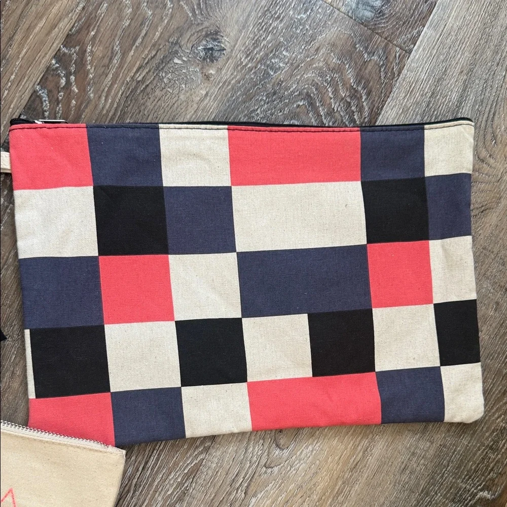 New-Old Navy Black and Multicolor Cosmetic Bags